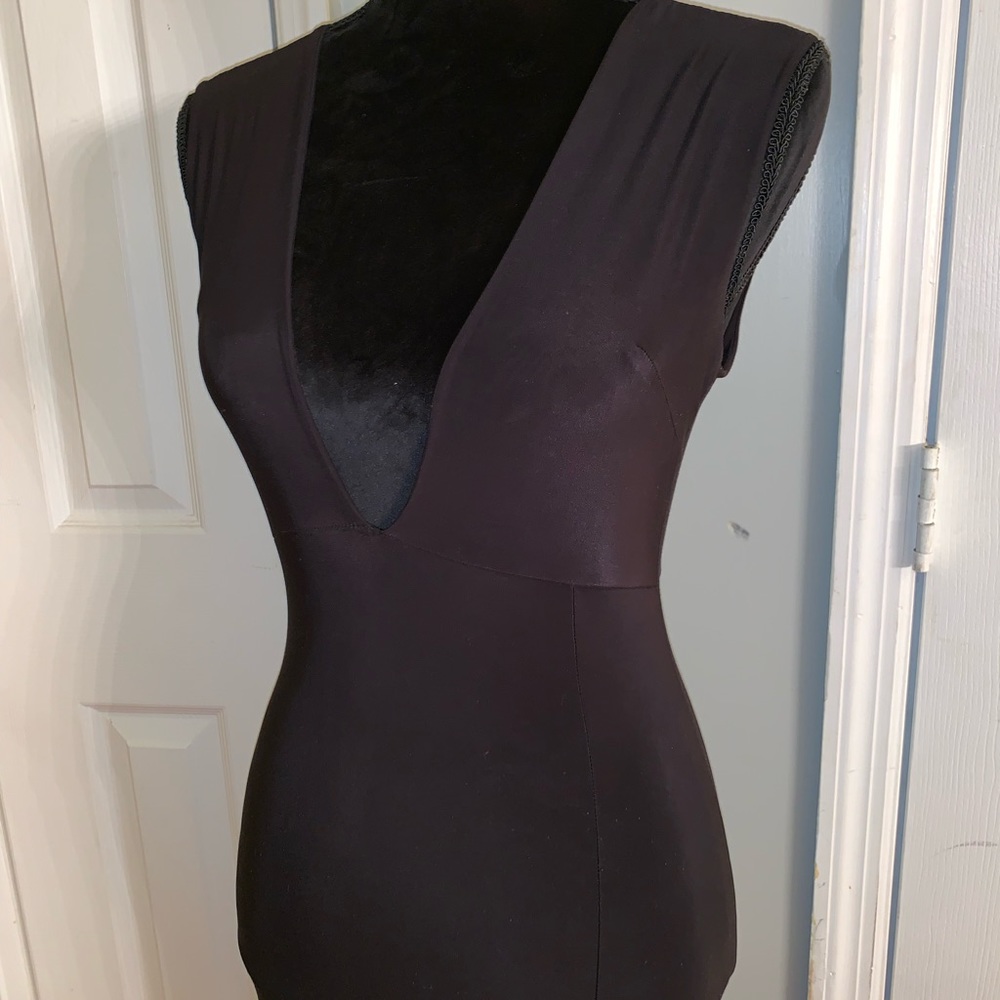 Missguided black sexy dress